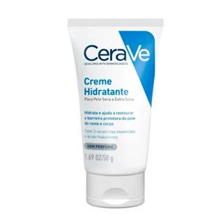 Creme Cerave Hidratante Pele Seca e Extra Seca Sem Perfume 50g