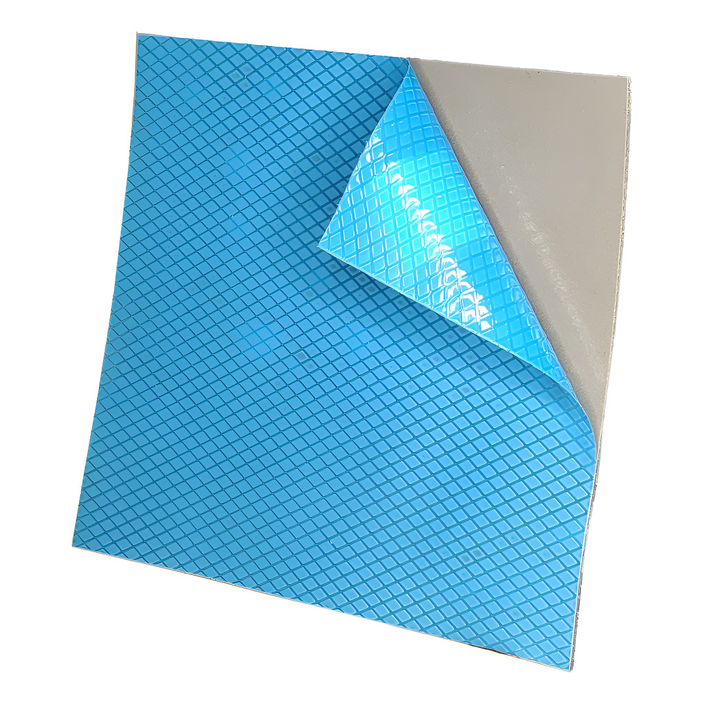 Thermal Pad Térmico Alto Desempenho 1mm 10x10cm 6w/mk Cor Cinza