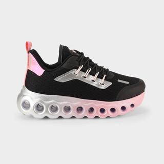 Tênis Infantil Bibi Roller Sport Preto com Rosa em Oferta na Shopee