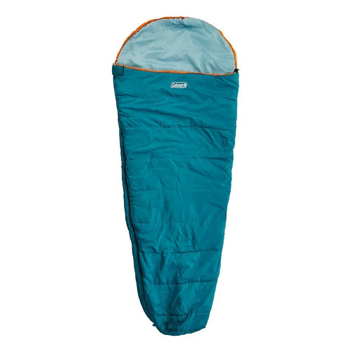 Saco De Dormir Coleman Trailblazer Temperatura Até - 5 °c Verde Água Direita