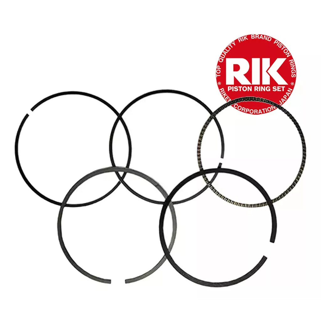Kit Pistão Anéis Honda Cbx Nx Xr 200 Std 0.50 1.00 Premium Motor Moto — imagem 2 de 2