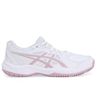 Tênis Asics Court Slide 4 - All Court - Branco e Rosa em Oferta na Shopee