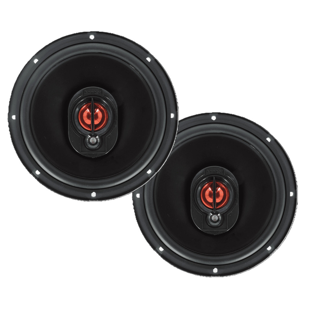 Bomber Bbr Triaxial 6 Polegadas 100w Rms Cor Preto