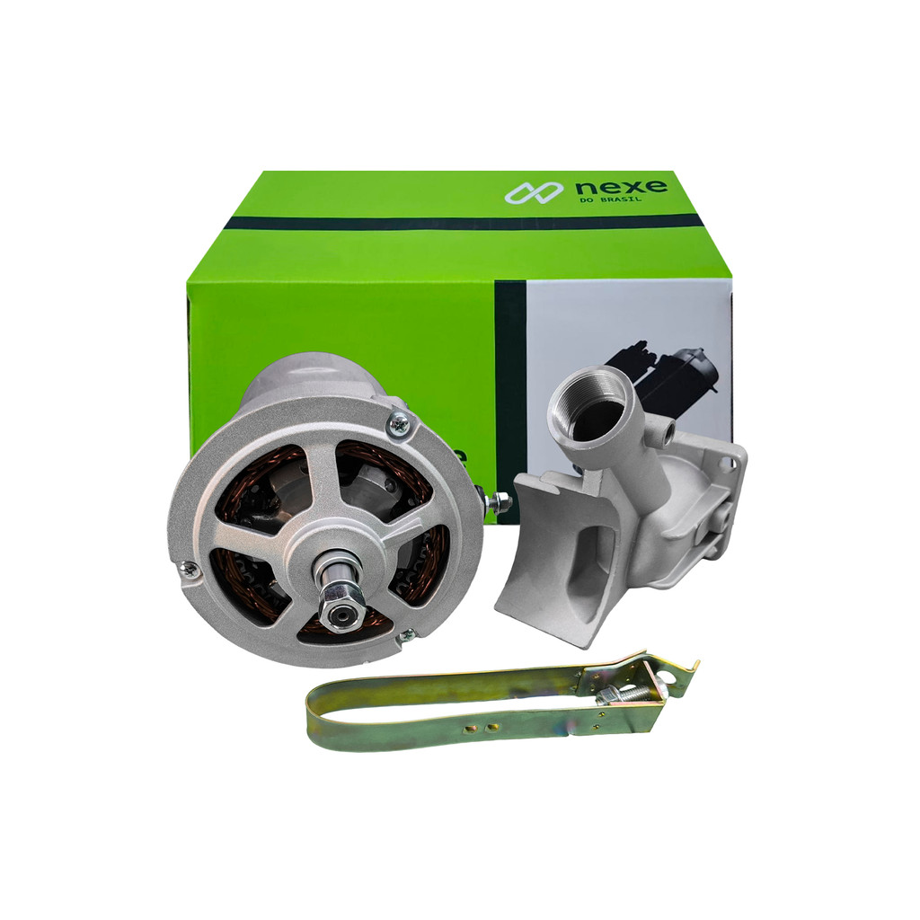 Alternador 55A Com Suporte e Cinta Fusca Brasilia Kombi 1300 1500 1600 1967 Até 1998