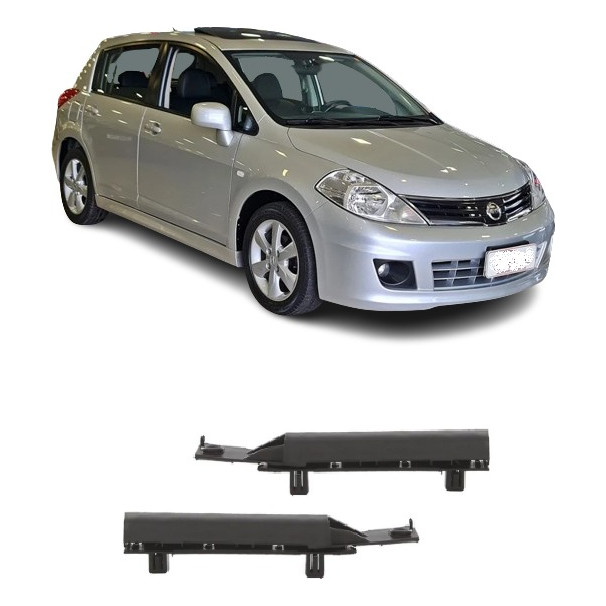 Par Guia Nissan Tiida Suporte P/choque Dt 2007 2008/2013 Lado Esquerdo/Direito