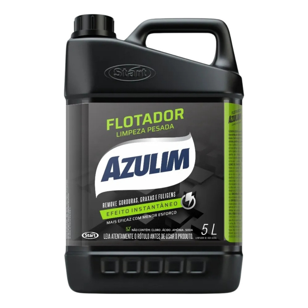 Flotador Azulim 5 Litros Limpeza Pesada – Desengordurante Profissional, Remove Óleo e Graxa Rápido e eficiente