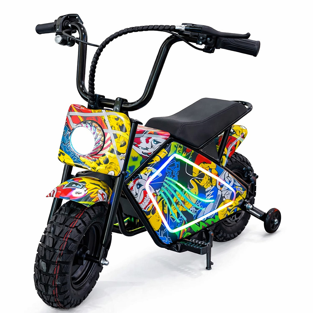 Mini Moto Elétrica Infantil 6,5 300w 60kg 21km/h Com Led Freio a disco em Oferta na Shopee
