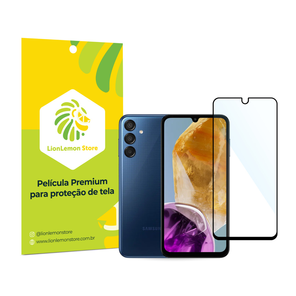 Película de Vidro Ultrashield LionLemon para Samsung Galaxy M15