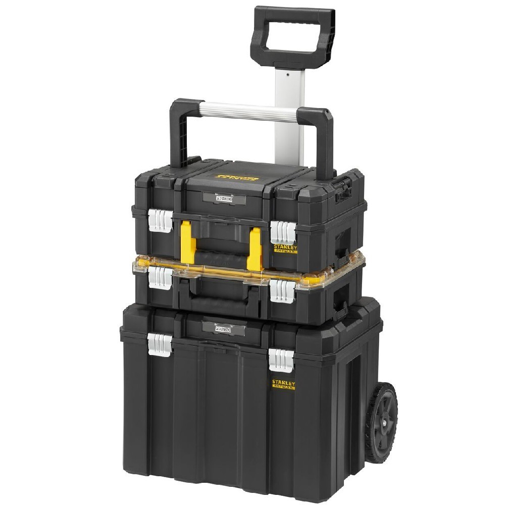 Caixa plástica p/ ferramentas rodas Fatmax Pro-Stack Stanley em Oferta na Shopee