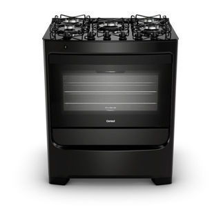 Fogão 5 Bocas Consul Mesa de Vidro Preto - CFS5VBE em Oferta na Shopee