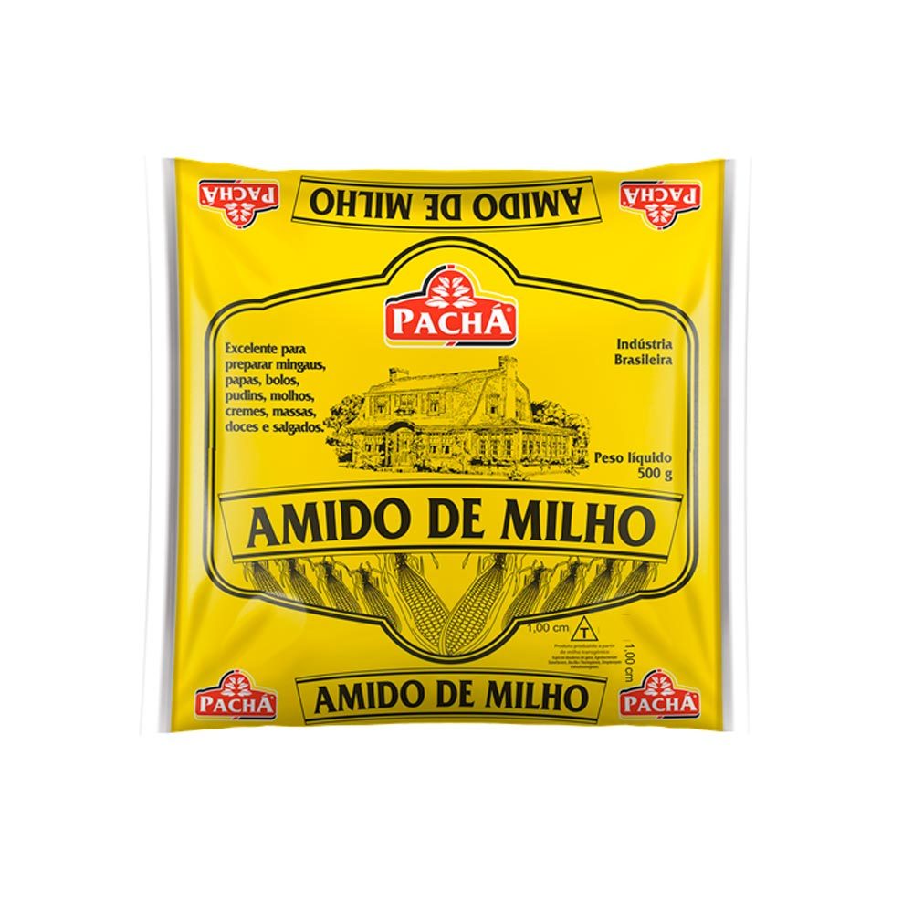 Amido de Milho Pachá 500g em Oferta na Shopee