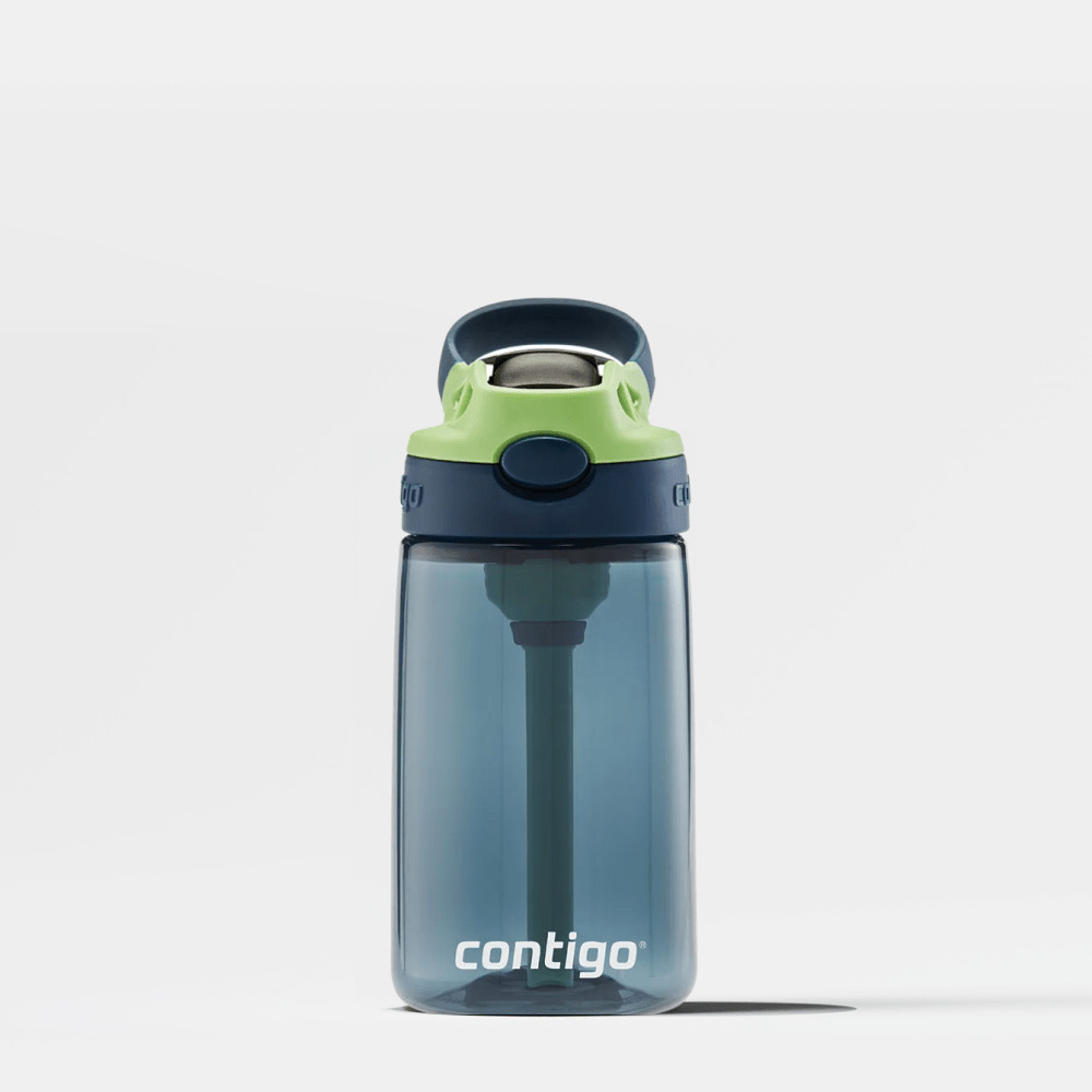 Garrafa Gizmo Flip Kids AUTOSPOUT® Verde Azul Contigo | 414ml Garrafa Gizmo Flip Kids AUTOSPOUT® Verde Azul Contigo | 414ml