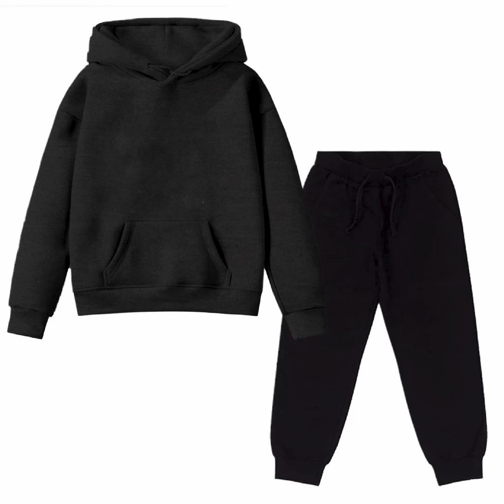 Conjunto Infantil Feminino Moletons Infantil Conjuntos infantil Liso básico Moleton Liso Criança
