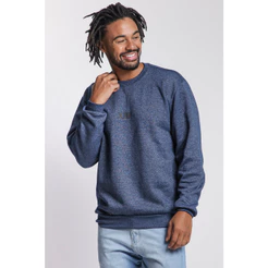 Moletom Gola Careca Casual Polo Wear Azul