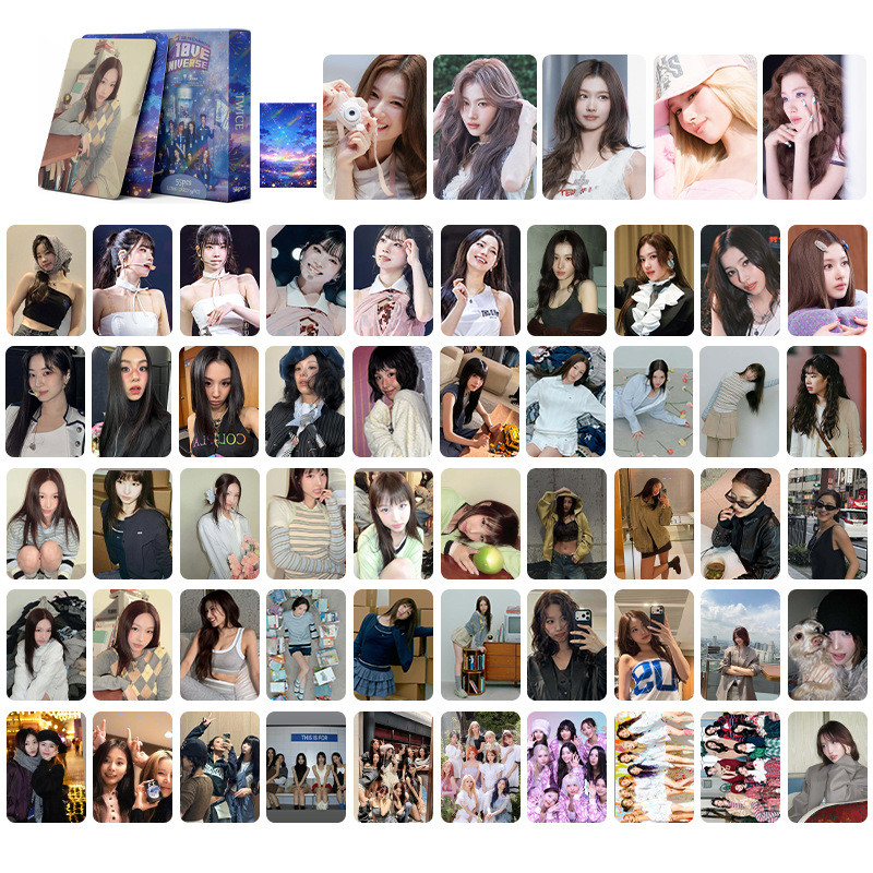 55pcs/box TWICE READY TO BE 2023 Album Photocards SET ME FREE Lomo Cards Crazy Stupid Love Kpop Postcards New Arrivals