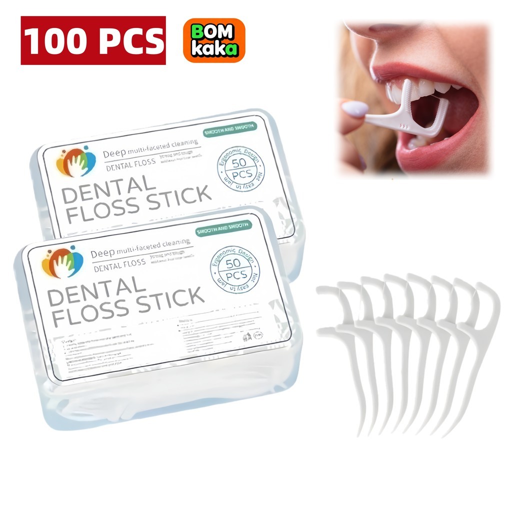 200 unidades de palitos de fio dental palitos de limpeza interdental