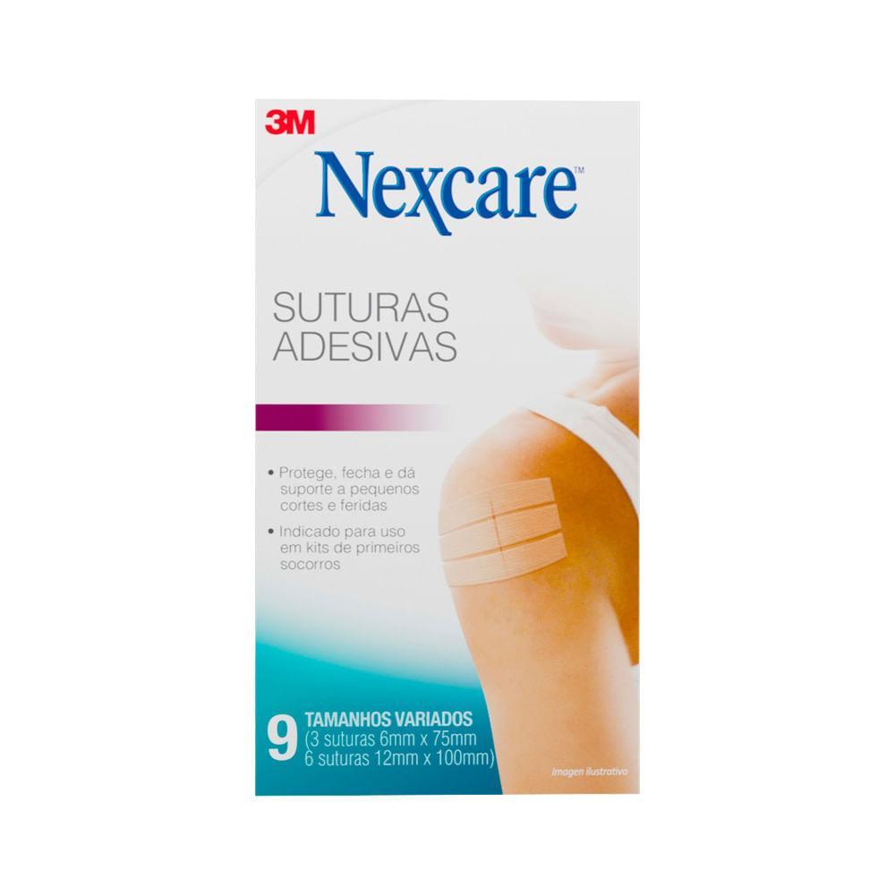 SUTURA ADESIVAS NEXCARE COM 9 ADESIVOS SORTIDOS