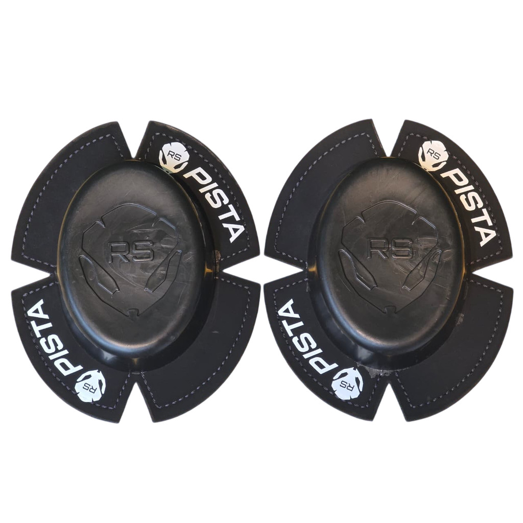 Par Raspador Saboneteira Slider para Macacão de Motovelocidade RS Pista Preto