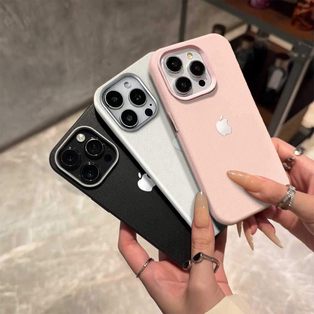 Capa Para IPhone 17 Pro Max 16 15 13 11 14 12 11 Plus Air XR Xs 16E Simples Logotipo Da Apple Caso De Telefone