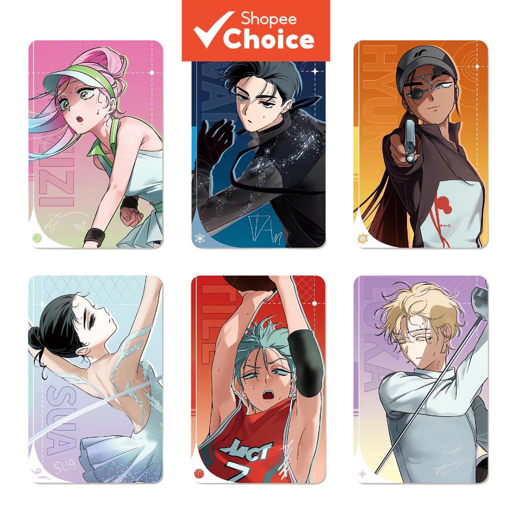  Cartões Colecionáveis da Série Alien Stage Passion Love - Pacote Oficial Licenciado ALNST com 6 Cartões, Produto