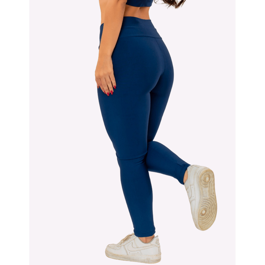 Legging Suplex Fitness Pronta Entrega Zero Transparência Leg Lisa Grossa Calça Costura Reforçada