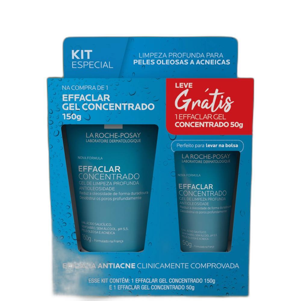 Kit La Roche-Posay Effaclar Concentrado Gel de Limpeza 150g + 50g (2 Produtos)