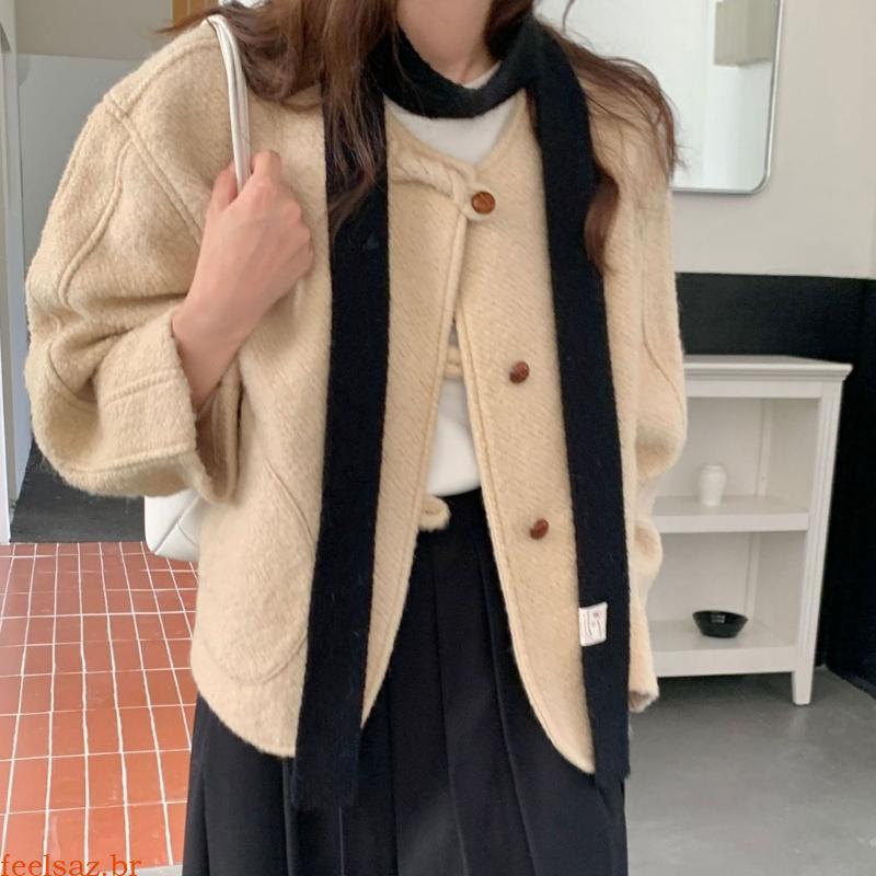 feelsaz Lenços Casuais Macios E Quentes, Minimalistas, Lenço Longo Estreito