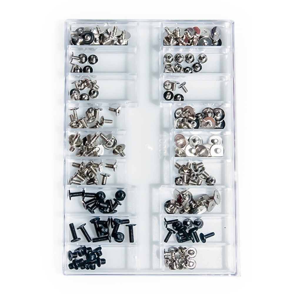 Kit de Parafusos para Hastes, Dobradiças e Carcaças de Notebook - 18 Modelos