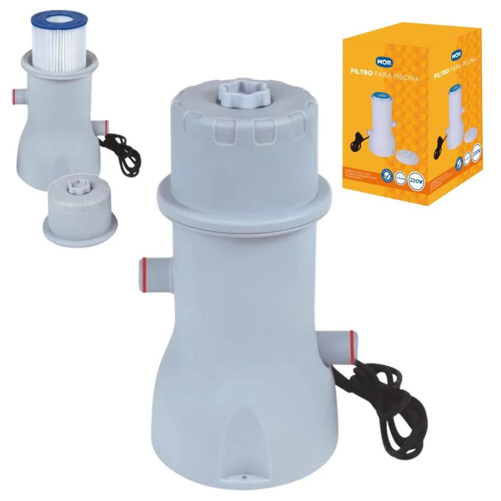 Bomba Filtrante 220v Filtro para Limpeza de Piscina Mor 3600 Litros Por Hora