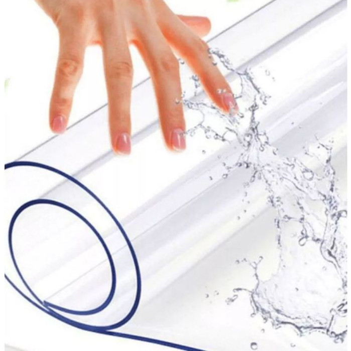 Toalha de Mesa Plástico PVC Ultra Grossa Transparente Cristal Impermeável Térmica 120 X 60 Cm X 0,30mm em Oferta na Shopee