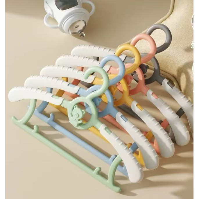 Kit 12 Unidades Cabides Infantil Escalável Colorido Cor Sortidos