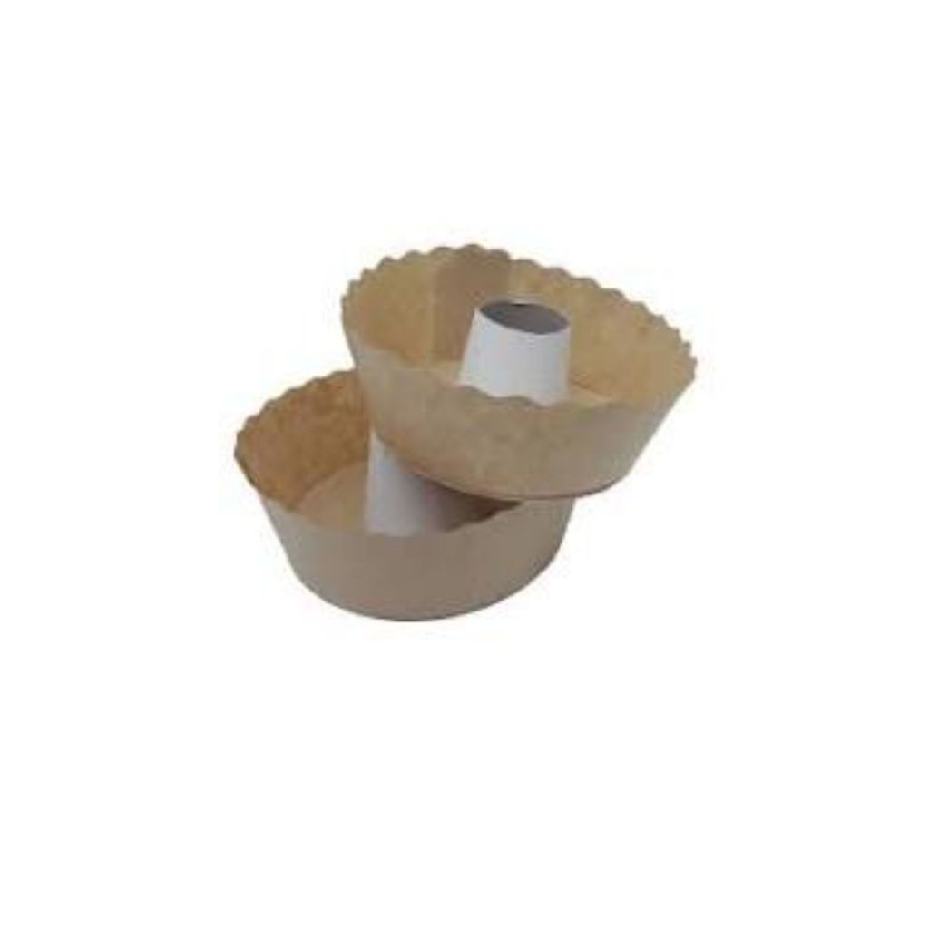 FORMA TORTA SUIÇA KRAFT 15X6 100UNID - TOP-LINE