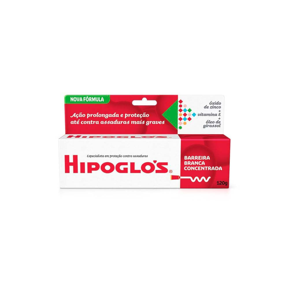 Hipoglos Pomada Contra Assaduras 120g