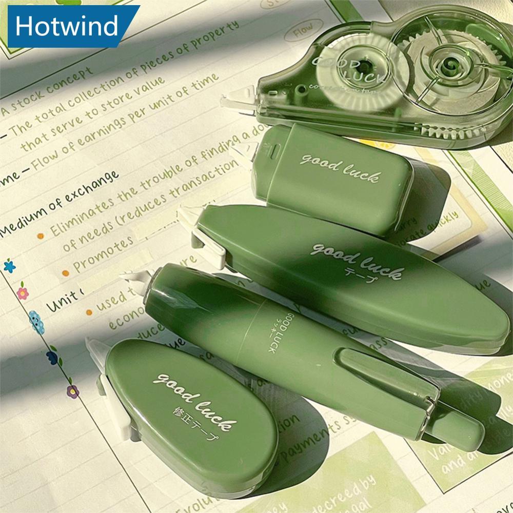 HW 5 Pçs/Set Cor Sólida Fita Corretiva Simples Correção Criativa Cinto Estudantes Papelaria Material De Escritório A9Z1