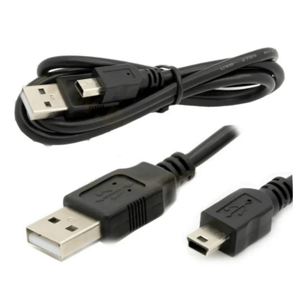 Kit 2 cabos v3 carregador usb ps3 gps câmera digital radio som 1m