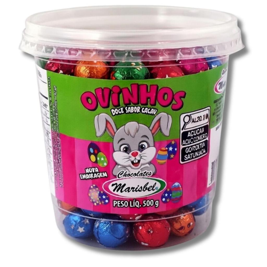 Ovinhos De Chocolate Marisbel 500g Ideal Para Páscoa Doce Cremoso Em Pote Presente Especial em Oferta na Shopee