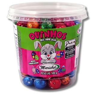 Ovinhos De Chocolate Marisbel 500g Ideal Para Páscoa Doce Cremoso Em Pote Presente Especial em Oferta na Shopee