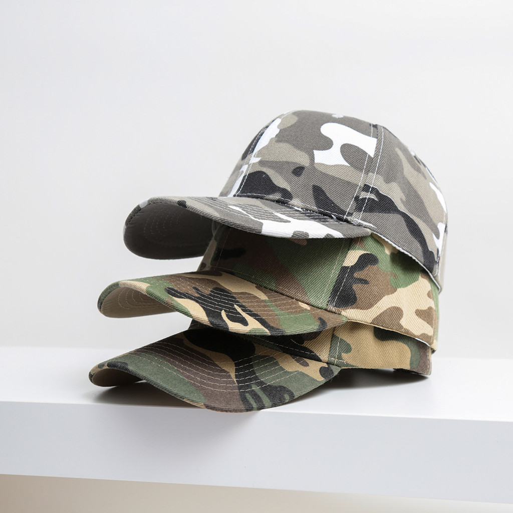 Chapéu masculino boné de beisebol camuflagem boné masculino lazer ao ar livre pai-filho esportes boné de pico na moda ve