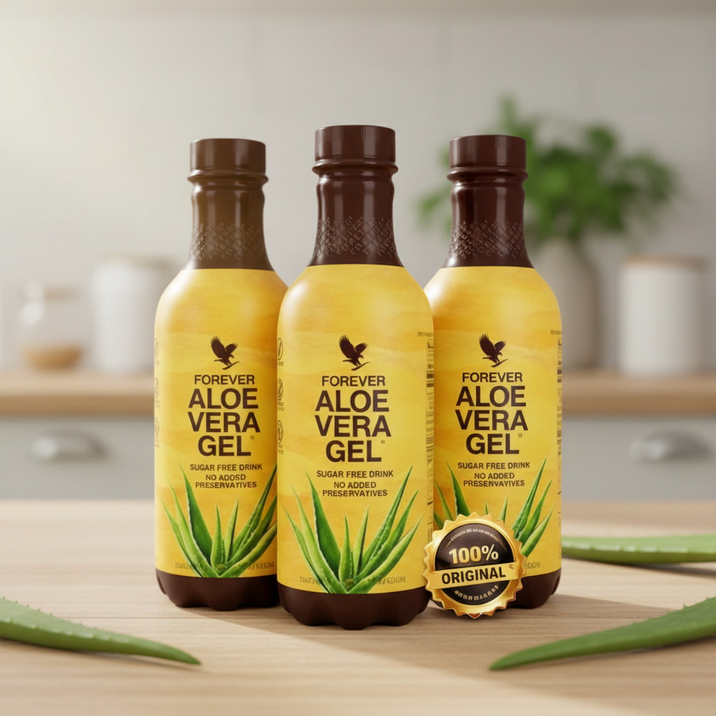 3 Sucos Aloe Vera Gel Forever Original 3l Sem Açúcar