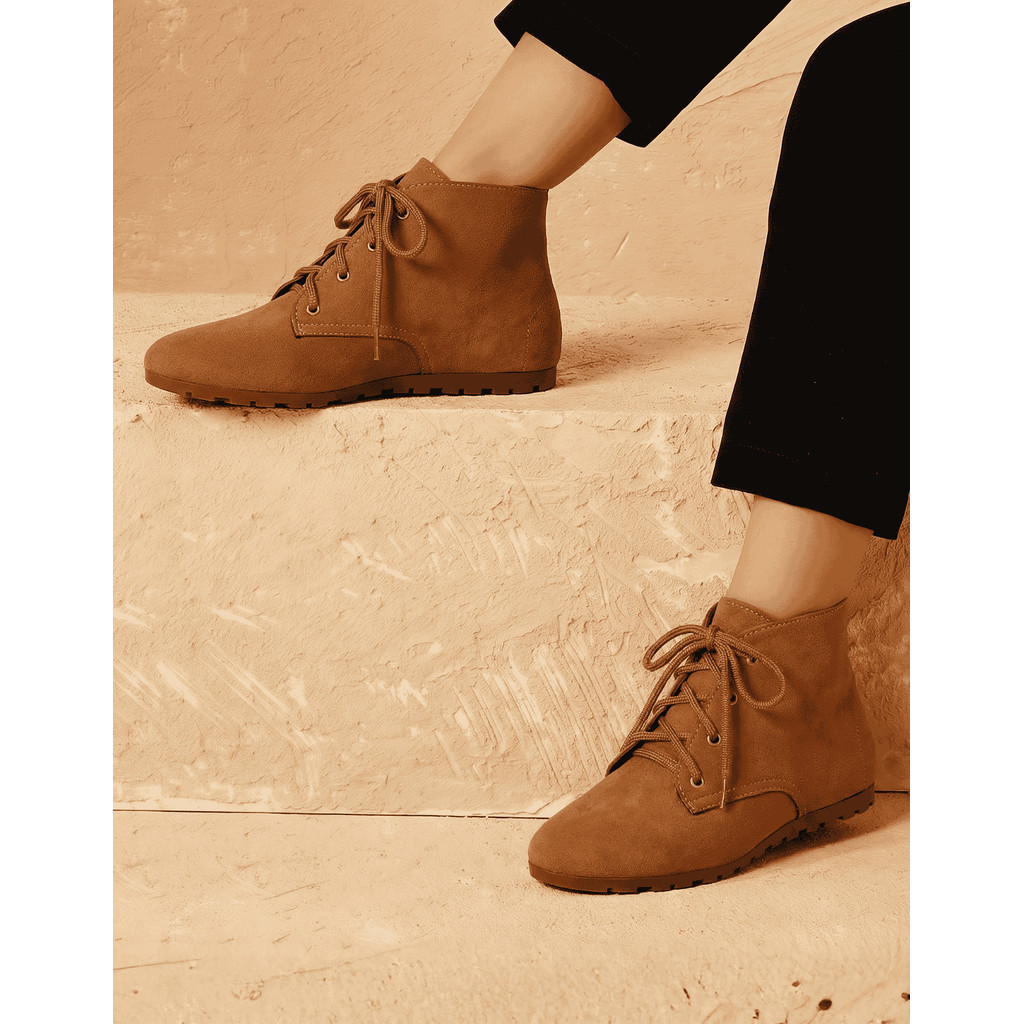 Bota Feminina Coturno Confortável Cano Curto Casual Dia a Dia Inverno em Oferta na Shopee