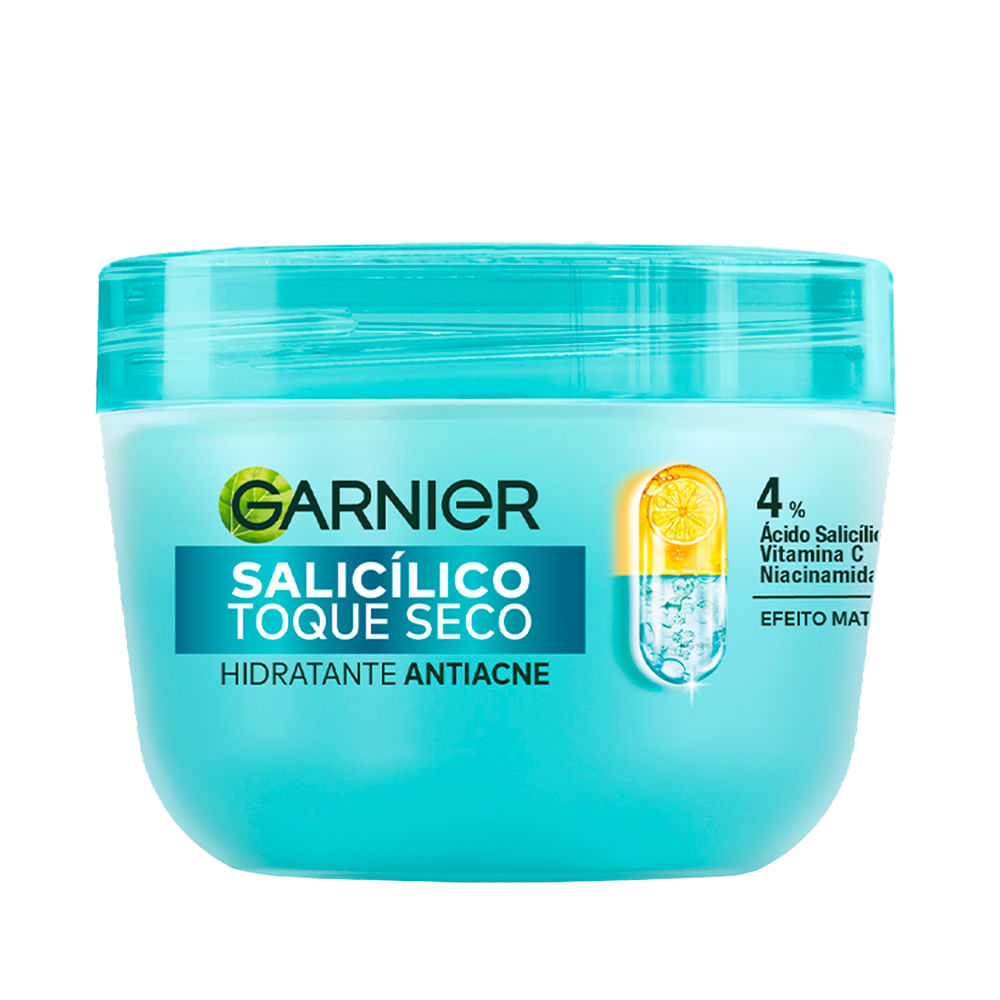 Creme Hidratante Facial Garnier Antiacne Salicílico Toque Seco 85g em Oferta na Shopee