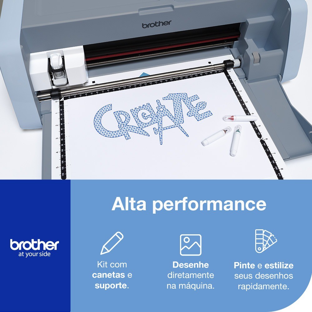 ScanNCut SDX125 Brother Máquina Corte + Scanner | Corta EVA Tecido 3mm — imagem 2 de 2