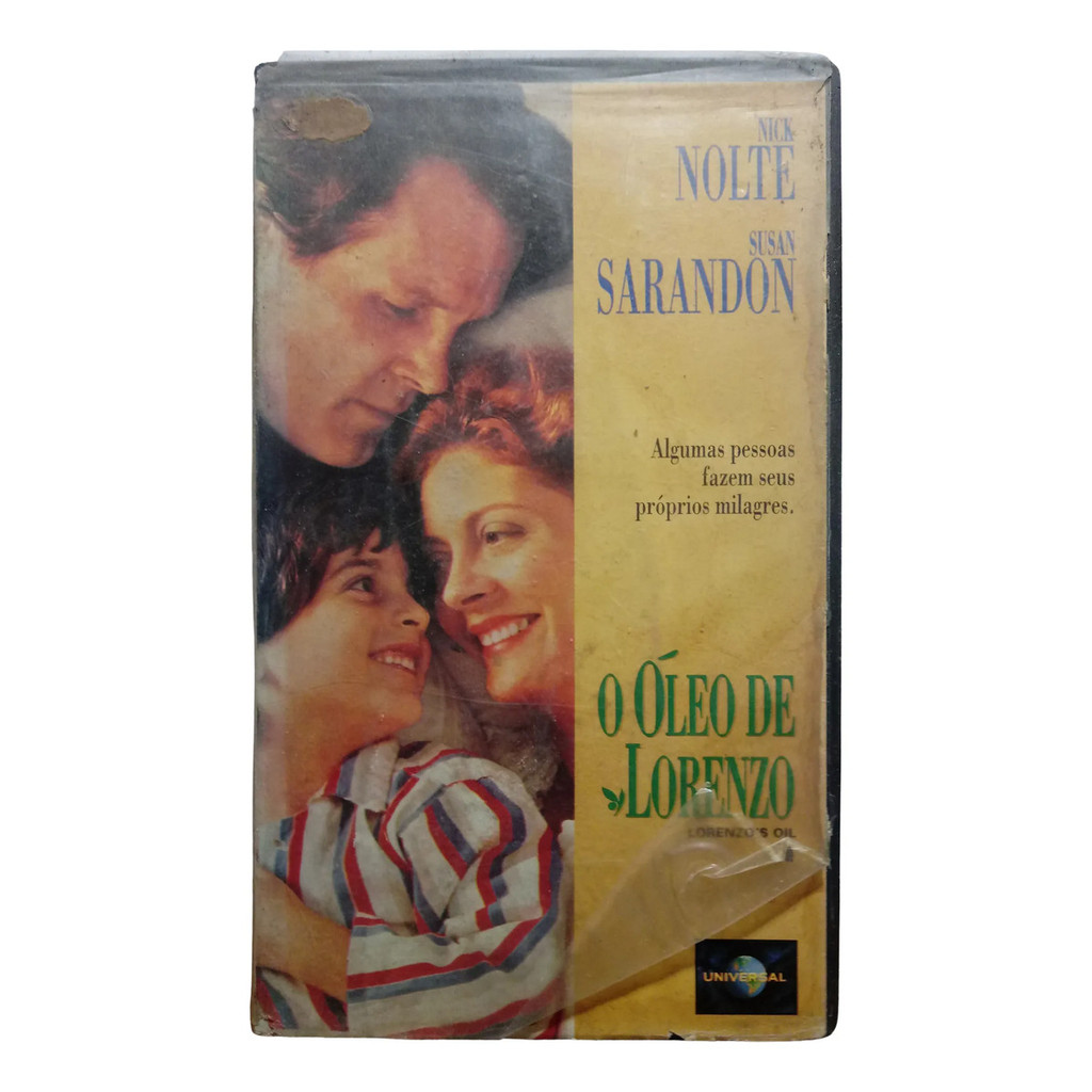 Vhs O Óleo De Lorenzo - Nick Nolte - Susan Sarandon
