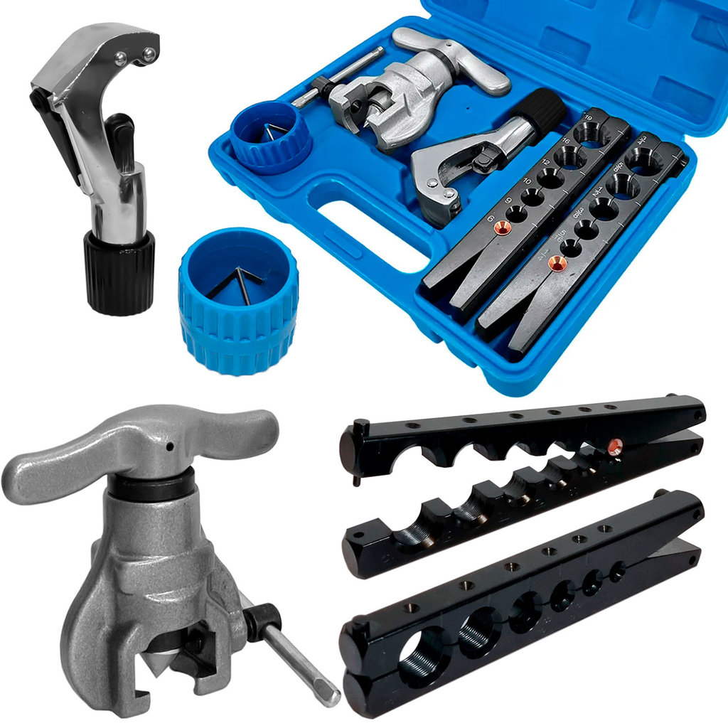Flangeador Excêntrico de Tubo 1/4 a 3/4 Cortador Escareador
