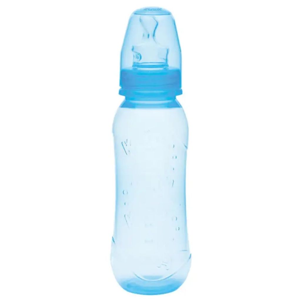 Mamadeira Kuka Aquarela Azul Bico Ortodôntico 250ml