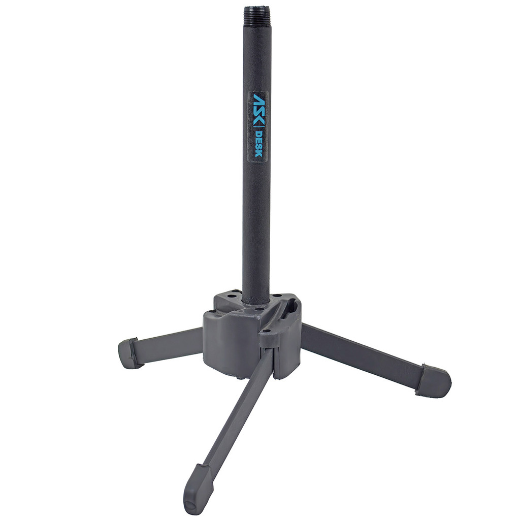 Mini Pedestal Ask Sper Suporte para Microfone de Mesa Tripé Banner Microfonar Bateria Bumbo Cajon