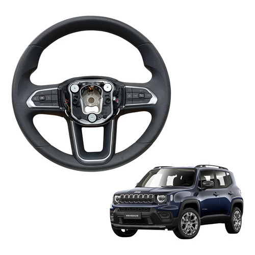 Volante Direção Jeep Renegade 2017 A 2020 Preto