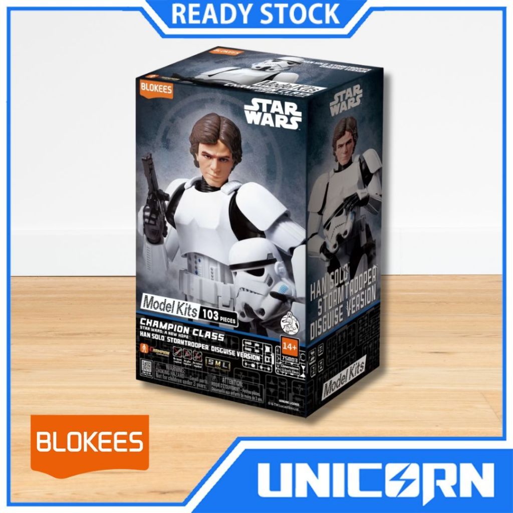Blockeees Stormtrooper Han Solo Star Wars Modelo Kit Versão Global