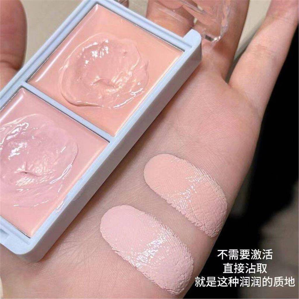 Inchaço Transparente!Creme iluminador de duas cores, corretivo iluminador Facial, Blush, creme 2 em 1, loja principal ge