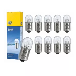 KIT 10 LAMPADAS LUZ DE POSIÇÃO PISCA 12V 5W STANDART LUZ AUTOMOTIVA CARRO CAMINHÃO MOTO - HELLA